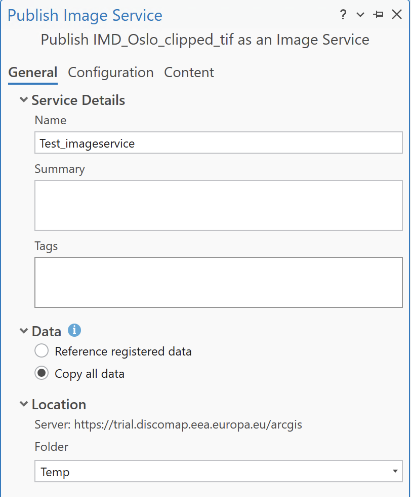 Data Configuration