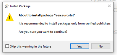 Allowing installation in FME